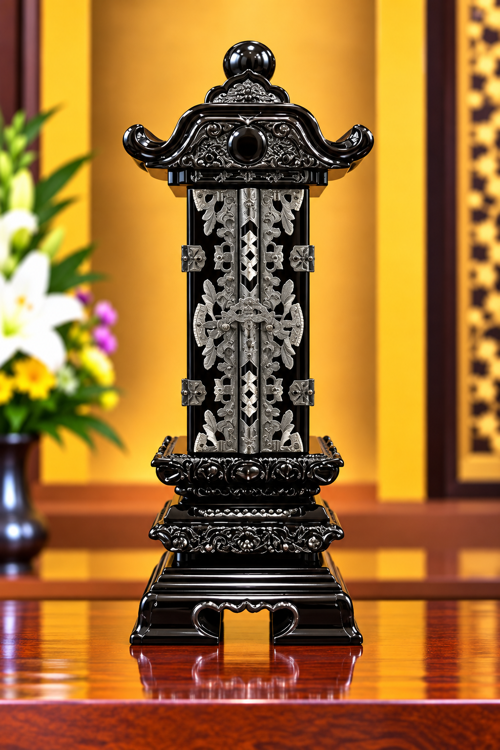 黒檀蒔粉仕上　勝美楼門.jpg